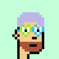 Pixelated people avatar