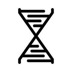 dna icon or logo isolated sign symbol vector illustration - high quality black style vector icons
