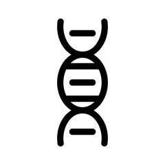dna icon or logo isolated sign symbol vector illustration - high quality black style vector icons
