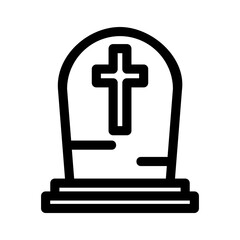 grave icon or logo isolated sign symbol vector illustration - high quality black style vector icons
