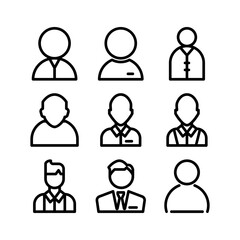 human icon or logo isolated sign symbol vector illustration - high quality black style vector icons
