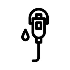 intravenous drip icon or logo isolated sign symbol vector illustration - high quality black style vector icons
