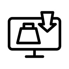 online store icon or logo isolated sign symbol vector illustration - high quality black style vector icons
