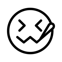 sick icon or logo isolated sign symbol vector illustration - high quality black style vector icons
