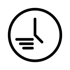 time icon or logo isolated sign symbol vector illustration - high quality black style vector icons
