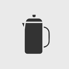 coffee brewer vectior icon illusttation