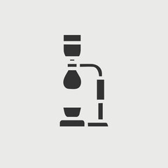 coffee brewer vectior icon illusttation