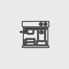 coffee brewer vectior icon illusttation