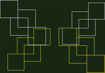 box and square patron and background shape design