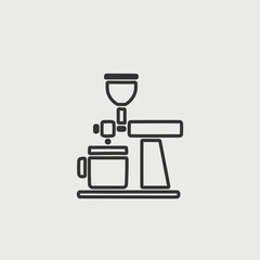 coffee brewer vectior icon illusttation