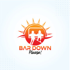 kids ski lift Logo Template  In Modern Creative  Minimal Style  Vector Design