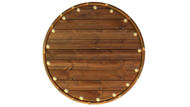 wooden signboard 3d rendering