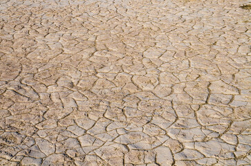Salt Flat at Mesquite Flat Sand Dunes, Death Valley National Park