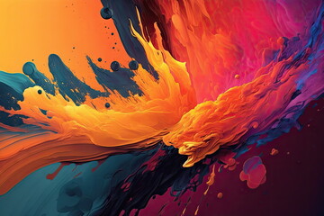 oil color background, abstract