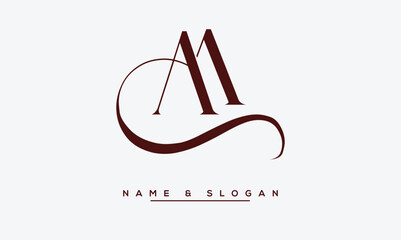 AA  Abstract  Letters  Logo  Monogram