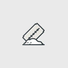 cocaine vector icon illustration