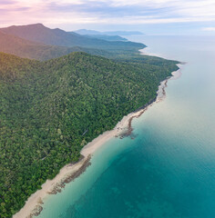 Sunset over Cape Tribulation in the Daintree National Park