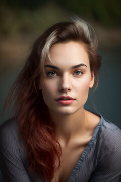 Young woman, Generative AI