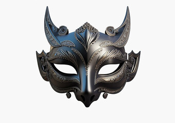 Naklejka premium venetian masquerade mask isolated from background, Created using generative AI tools..
