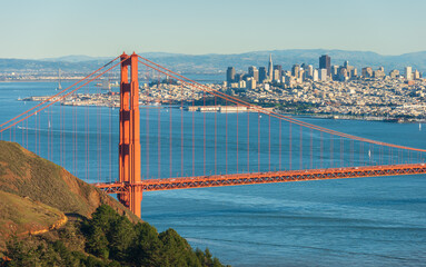 Golden Gate Bridge Recreation Area, Sunny Day