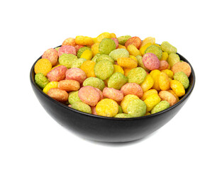 Colorful Breakfast Bolls, Fruity Cereal Ball, Colorful Corn Cereals Collection