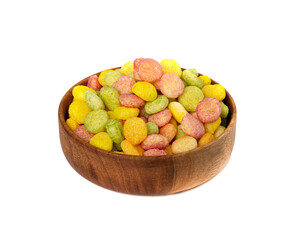 Colorful Breakfast Bolls, Fruity Cereal Ball, Colorful Corn Cereals Collection