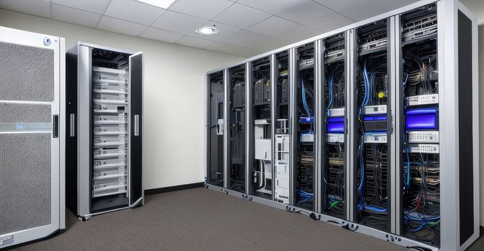 Computer Server, Company Server, Server Room