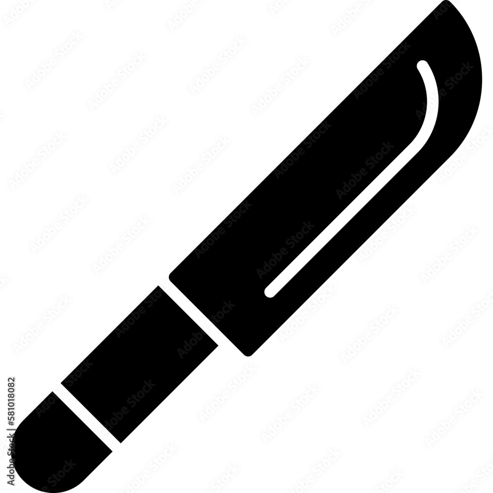 Poster knife icon