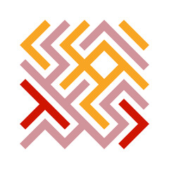 Asemic Glyph writing hieroglyph imitation abstract illustration