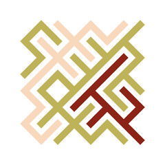 Asemic Glyph writing hieroglyph imitation abstract illustration