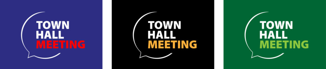 Town hall meeting