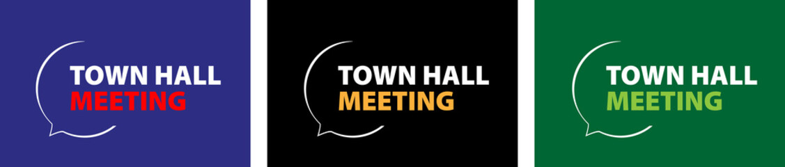 Town hall meeting