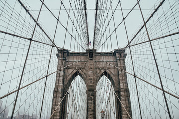 Foto del Brooklyn Bridge en New York City, Estados Unidos.