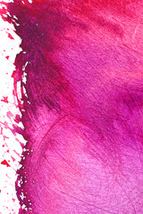 Abstract Watercolor Pink Hand Painted Background - 581024055
