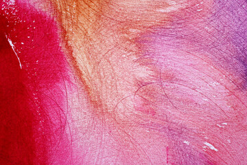 Abstract Watercolor Pink Hand Painted Background - 581025002