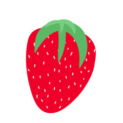 Berry strawberry. Berry vector illustration