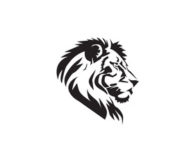 lion head silhouette