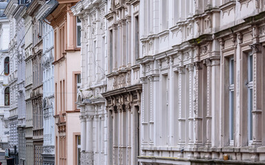 Obraz premium Gründerzeitfassade in der Wuppertaler Nordstadt