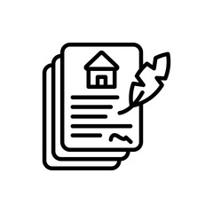 Treaty icon in vector. Illustration