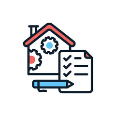 Home Management icon in vector. Illustration