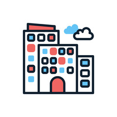 Flats icon in vector. Illustration