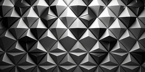 Background of walls with semi-gloss finish and tiles Triangular in shape, Generative AI