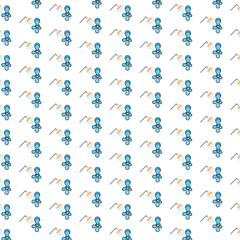 water  elements multiple use vector pattern