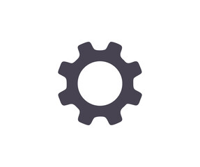 Gear, Cog wheel icon. Gear wheel, Gear setting.  Gear set simple glyph web symbol vector design and illustration.

