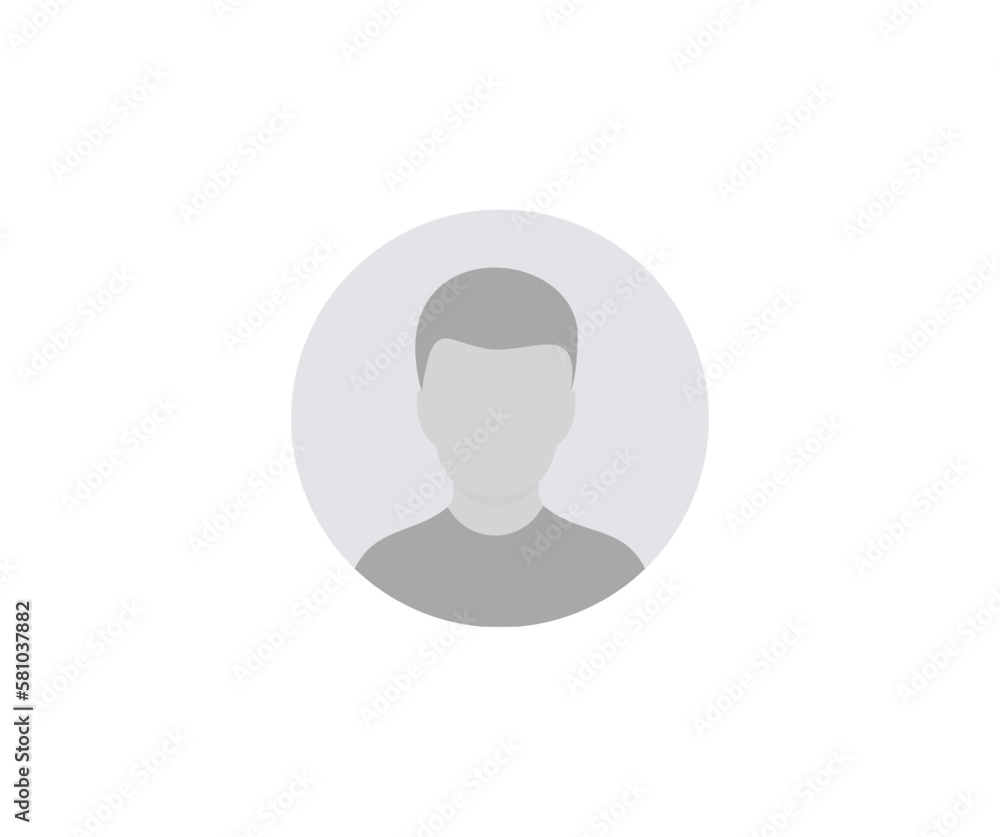 Poster default avatar profile. user profile icon. profile picture, portrait symbol. user member, people ico