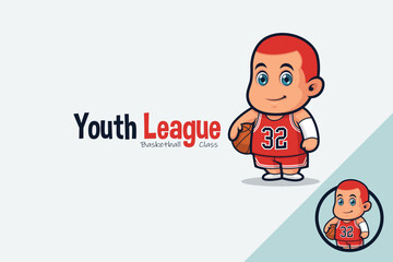 Cute Basketball Player with Colored Hair