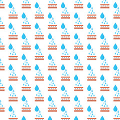 water  elements multiple use vector pattern