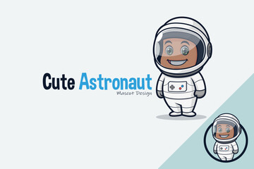 Cute Astronaut Mascot Design