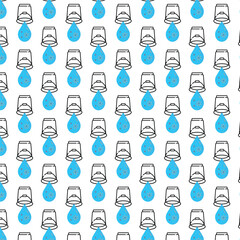 water  elements multiple use vector pattern
