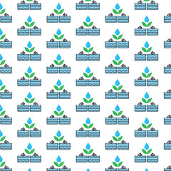 water  elements multiple use vector pattern